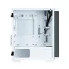 Zalman M4 WHITE Computergehäuse Mini Tower Schwarz, Weiß