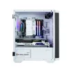 Zalman M4 WHITE Computergehäuse Mini Tower Schwarz, Weiß