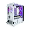 Zalman M4 WHITE Computergehäuse Mini Tower Schwarz, Weiß