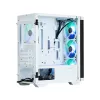 Zalman M4 WHITE Computergehäuse Mini Tower Schwarz, Weiß
