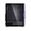 Zalman I3 Neo ATX Mid Tower PC-Gehäuse Mesh-Front für effiziente Kühlung 3 vorinstallierte Lüfter Midi Tower Schwarz