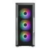 Zalman I3 Neo ATX Mid Tower PC-Gehäuse Mesh-Front für effiziente Kühlung 3 vorinstallierte Lüfter Midi Tower Schwarz