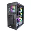 Zalman I3 Neo ATX Mid Tower PC-Gehäuse Mesh-Front für effiziente Kühlung 3 vorinstallierte Lüfter Midi Tower Schwarz