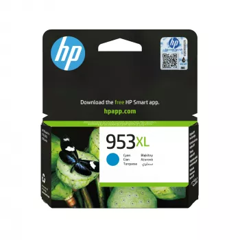 HP 953XL High Yield Cyan Original Tintenpatrone, Cyan, 1 Stk., 1450 Seiten
