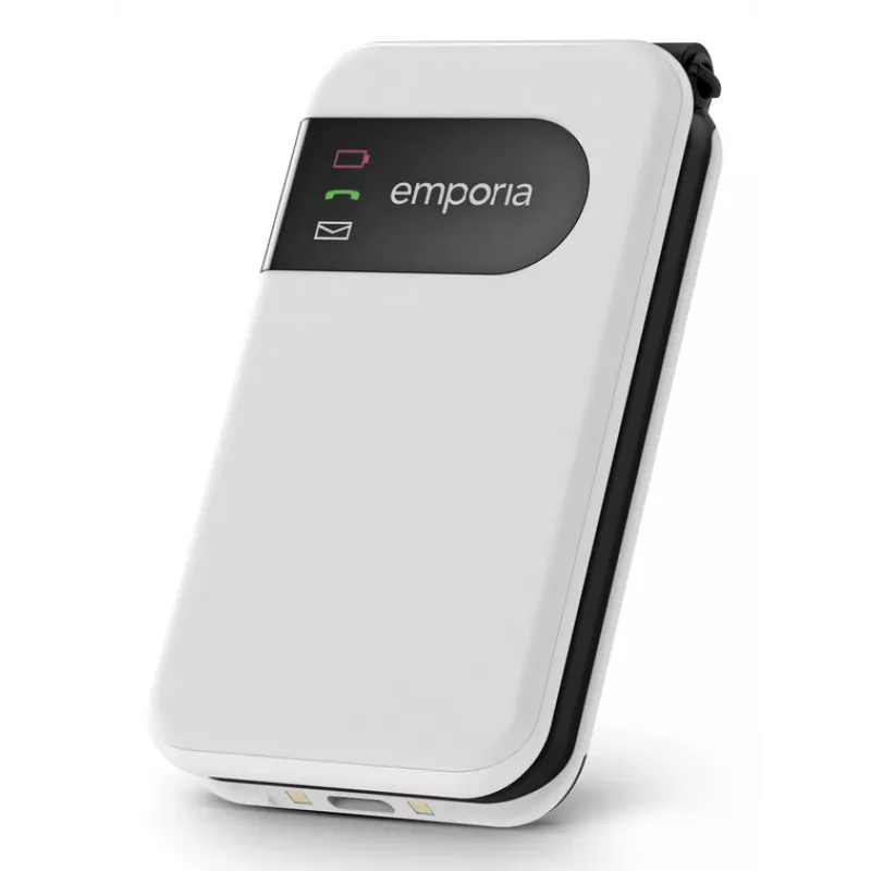Emporia SIMPLICITYglam.4G 7,11 cm (2,8 Zoll) 106 g Weiß Seniorenhandy