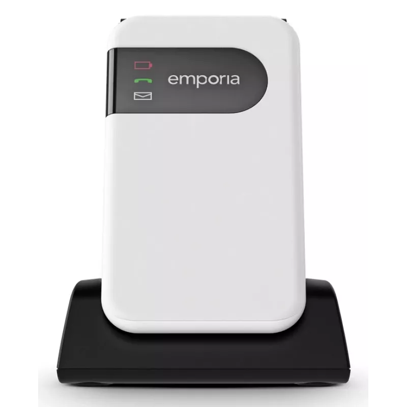 Emporia SIMPLICITYglam.4G 7,11 cm (2,8 Zoll) 106 g Weiß Seniorenhandy