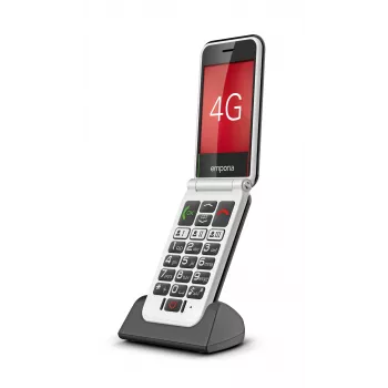 Emporia SIMPLICITYglam.4G 7,11 cm (2,8 Zoll) 106 g Schwarz Seniorenhandy