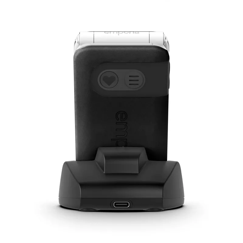 Emporia SIMPLICITYglam.4G 7,11 cm (2,8 Zoll) 106 g Schwarz Seniorenhandy