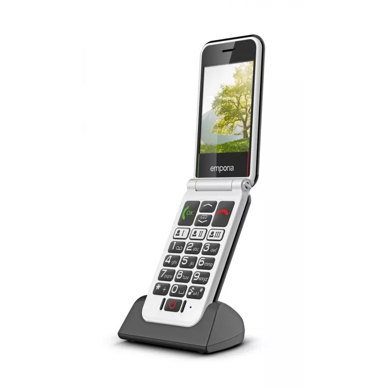 Emporia SIMPLICITYglam.4G 7,11 cm (2,8 Zoll) 106 g Schwarz Seniorenhandy