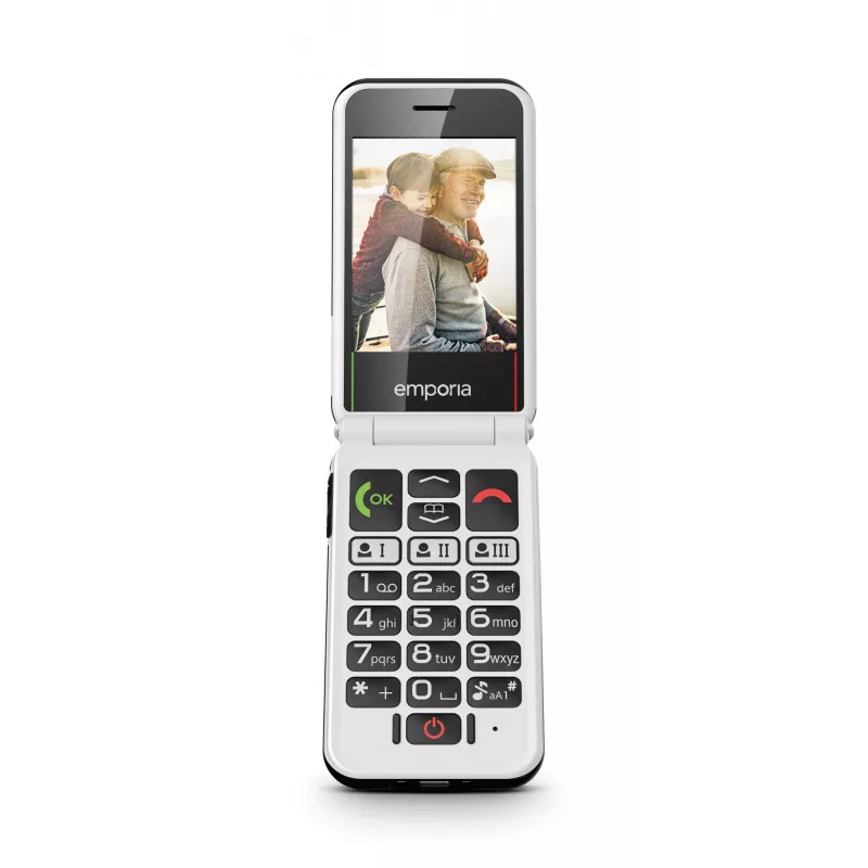 Emporia SIMPLICITYglam.4G 7,11 cm (2,8 Zoll) 106 g Schwarz Seniorenhandy