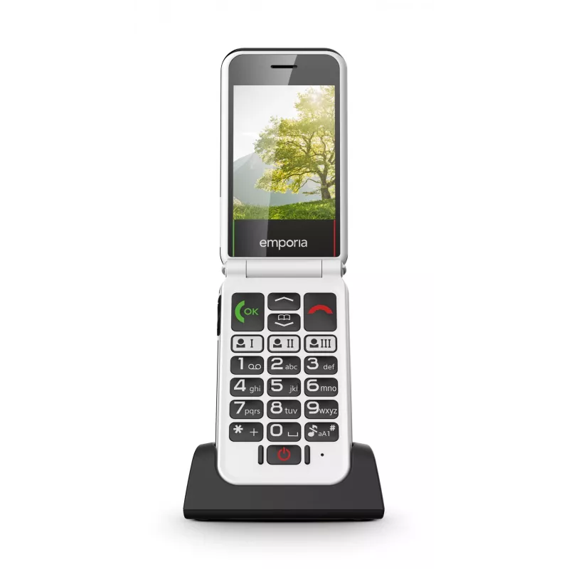 Emporia SIMPLICITYglam.4G 7,11 cm (2,8 Zoll) 106 g Schwarz Seniorenhandy
