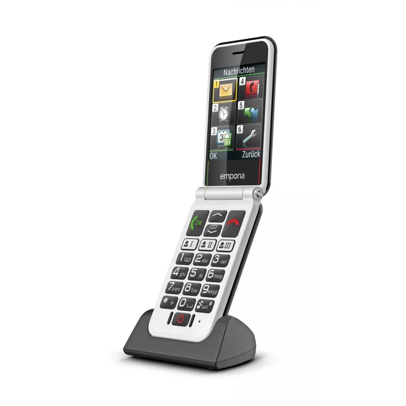 Emporia SIMPLICITYglam.4G 7,11 cm (2,8 Zoll) 106 g Schwarz Seniorenhandy