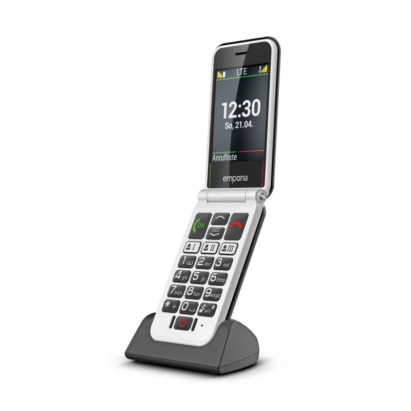 Emporia SIMPLICITYglam.4G 7,11 cm (2,8 Zoll) 106 g Schwarz Seniorenhandy