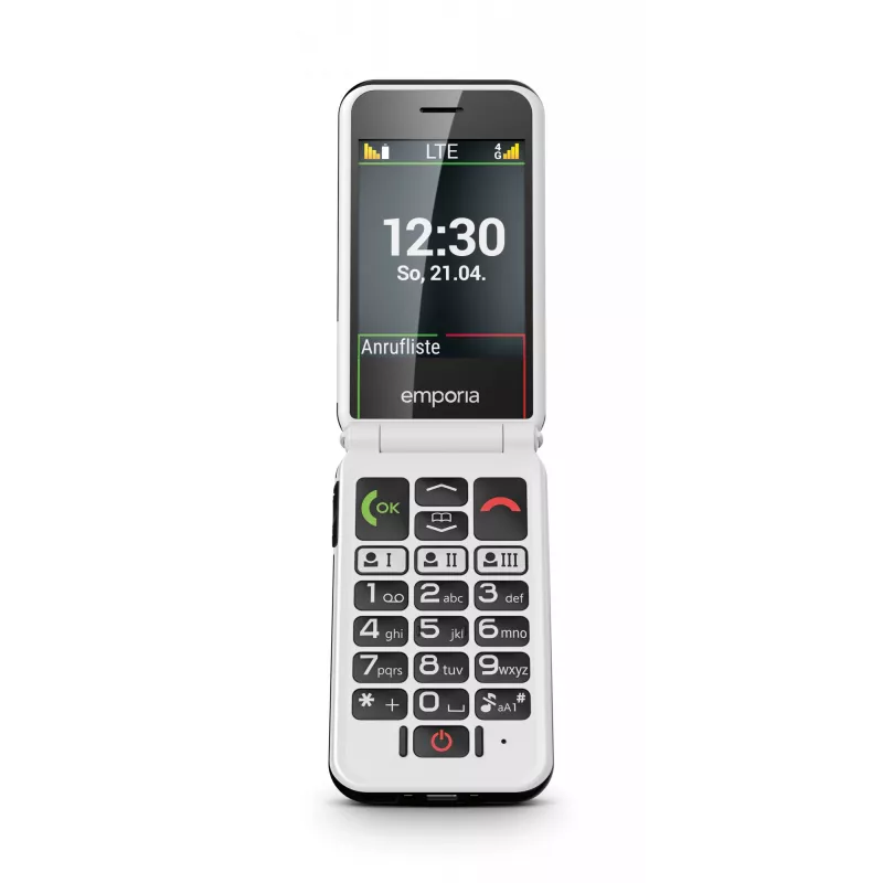 Emporia SIMPLICITYglam.4G 7,11 cm (2,8 Zoll) 106 g Schwarz Seniorenhandy