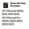 HP 912 Schwarz Original Tintenpatrone, Schwarz, 1 Stk., 250 Seiten