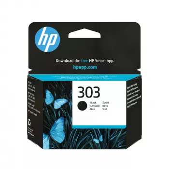 HP 303 Schwarz Original Tintenpatrone, Schwarz, 1 Stk., 200 Seiten