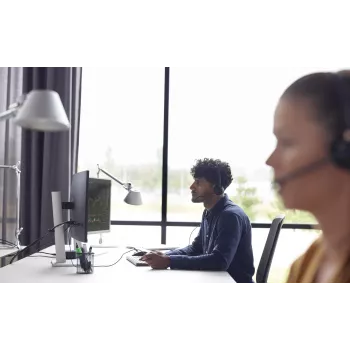 HP Poly EncorePro 320 mit Quick Disconnect Binaurales Headset TAA