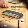 HP Poly Sync 40+ Microsoft Teams zertifiziert USB-A USB-C Speakerphone +BT700 USB-A Adapter