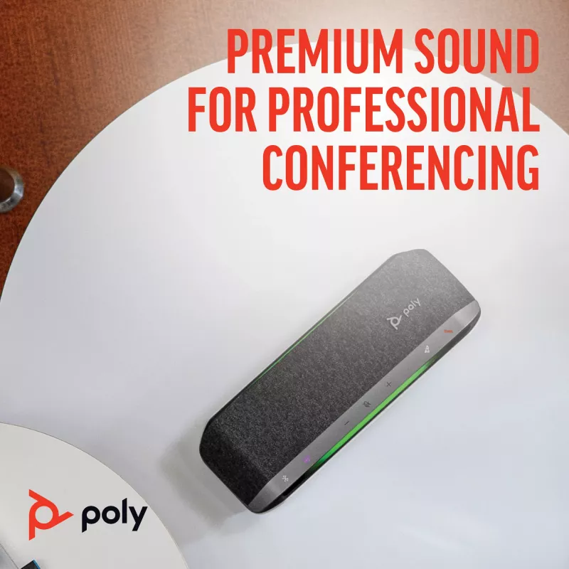 HP Poly Sync 40+ Microsoft Teams zertifiziert USB-A USB-C Speakerphone +BT700 USB-A Adapter