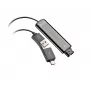 HP Poly DA75 USB auf QD Schwarz Adapter TAA