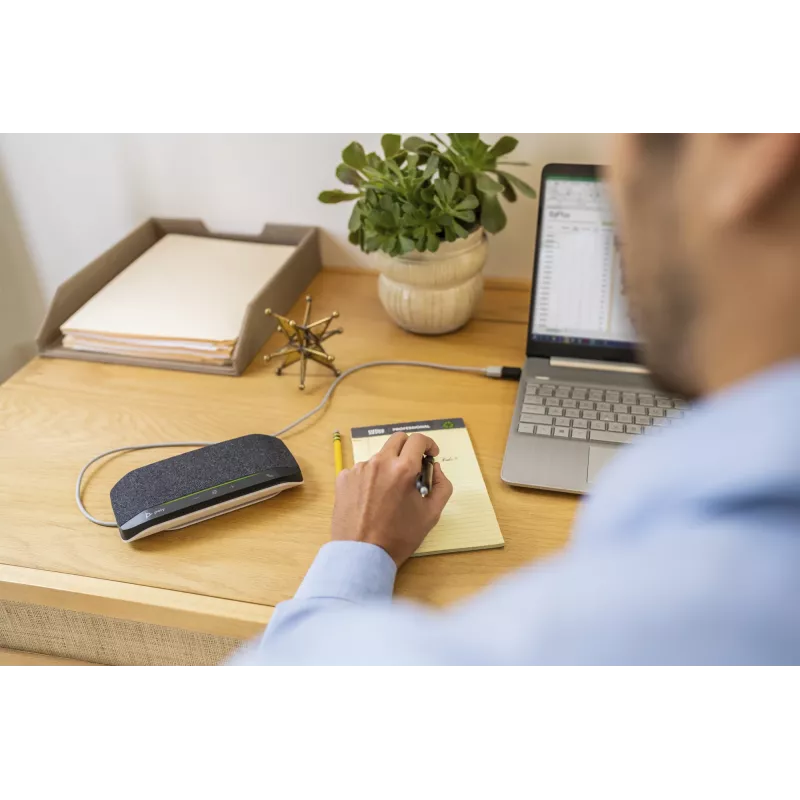 HP Poly Sync 10 USB-A USB-C Speakerphone, Silber, Windows 10, Windows 11, MacOS, RoHS, Federal Communications Commission (FCC), CE, 182 mm, 89 mm