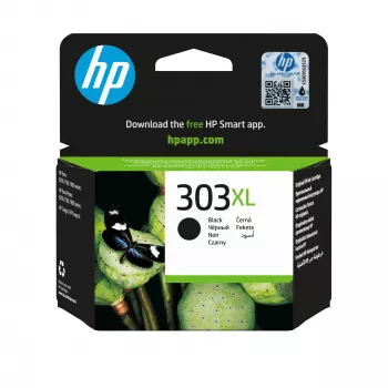 HP 303XL High Yield Schwarz Original Tintenpatrone, Schwarz, 1 Stk., 600 Seiten