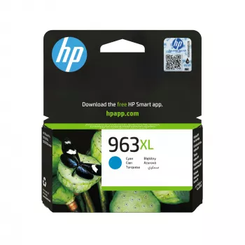 HP 963XL High Yield Cyan Original Druckerpatrone, Cyan, 1 Stk., 1600 Seiten