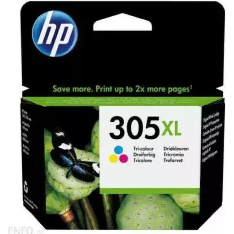 HP 305XL High Yield Tri-color Original Tintenpatrone
