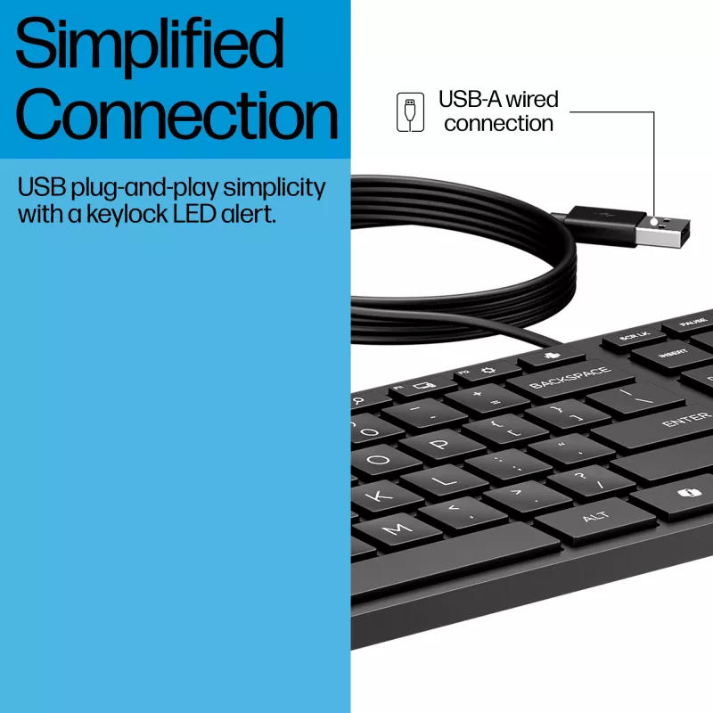 HP Wired Desktop 320K Tastatur