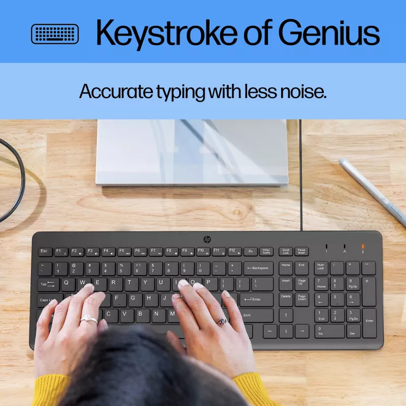 Maus HP 150 Kabel-Maus und -Tastatur USB