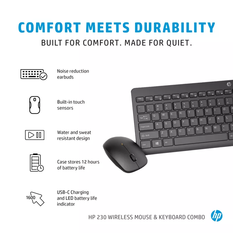 HP 230 Wireless-Maus-und-Tastatur-Kombination