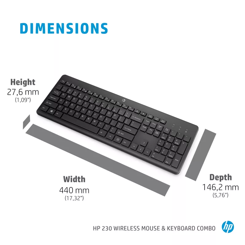 HP 230 Wireless-Maus-und-Tastatur-Kombination