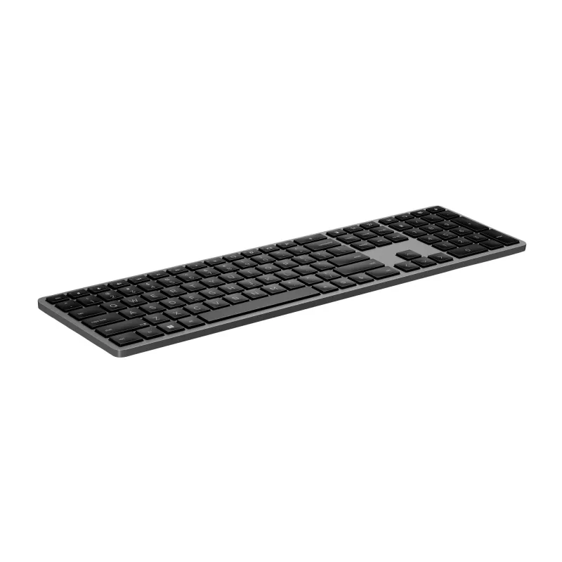 Kabellose Full-Size-Tastatur HP 975 — RF Wireless + Bluetooth, Schwarz, 100%-Layout