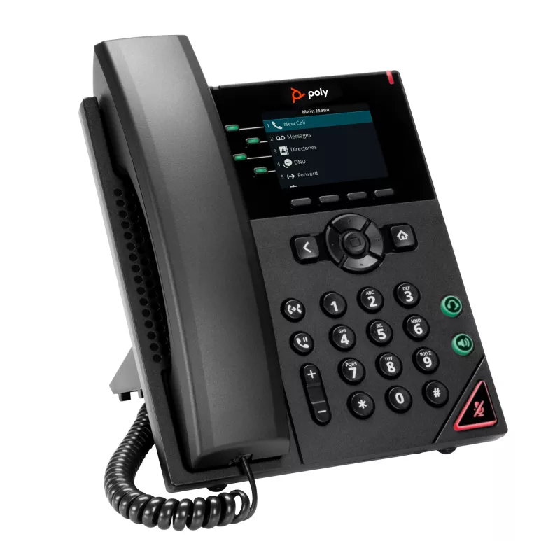 HP Poly VVX 250 4-Line IP-Telefon und PoE-fähig, Schwarz, LCD, 320 x 240 Pixel, HTTPS, ENERGY STAR, RoHS, Federal Communications Commission (FCC), CE