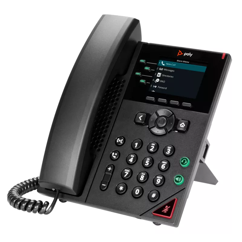 HP Poly VVX 250 4-Line IP-Telefon und PoE-fähig, Schwarz, LCD, 320 x 240 Pixel, HTTPS, ENERGY STAR, RoHS, Federal Communications Commission (FCC), CE