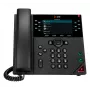 HP Poly VVX 450 12-Leitungs-IP-Telefon und PoE-fähig, IP-Telefon, Schwarz, Kabelgebundener Hörer, 12 Leitungen, LCD, 10,9 cm (4,3 Zoll)