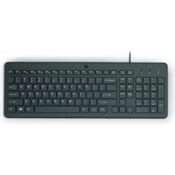 HP 150 Kabelgebundene Tastatur Full-Size USB Schwarz 664R5AA#ABD