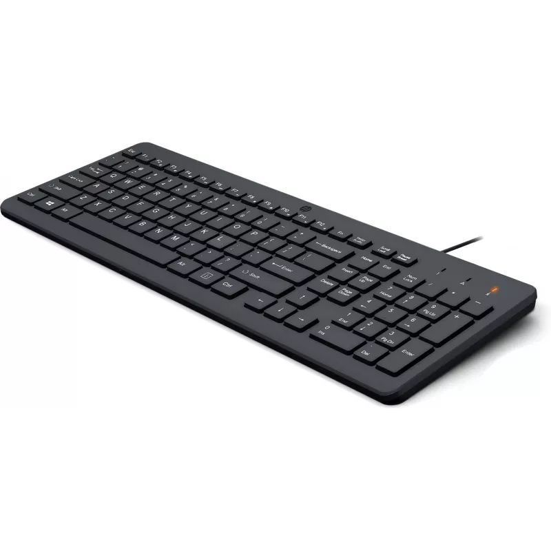 HP 150 Kabelgebundene Tastatur Full-Size USB Schwarz 664R5AA#ABD