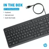 HP 150 Kabelgebundene Tastatur Full-Size USB Schwarz 1m Kabel
