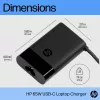 HP USB-C 65W Laptop-Ladegerät, Laptop, Indoor, 90 V, 65 W, 5 – 20 V, 1,6 A