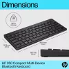 HP 350 Compact Multi-Device Bluetooth Tastatur