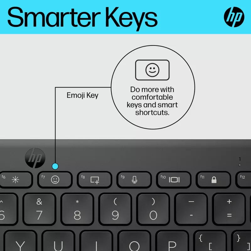 HP 350 Compact Multi-Device Bluetooth Tastatur