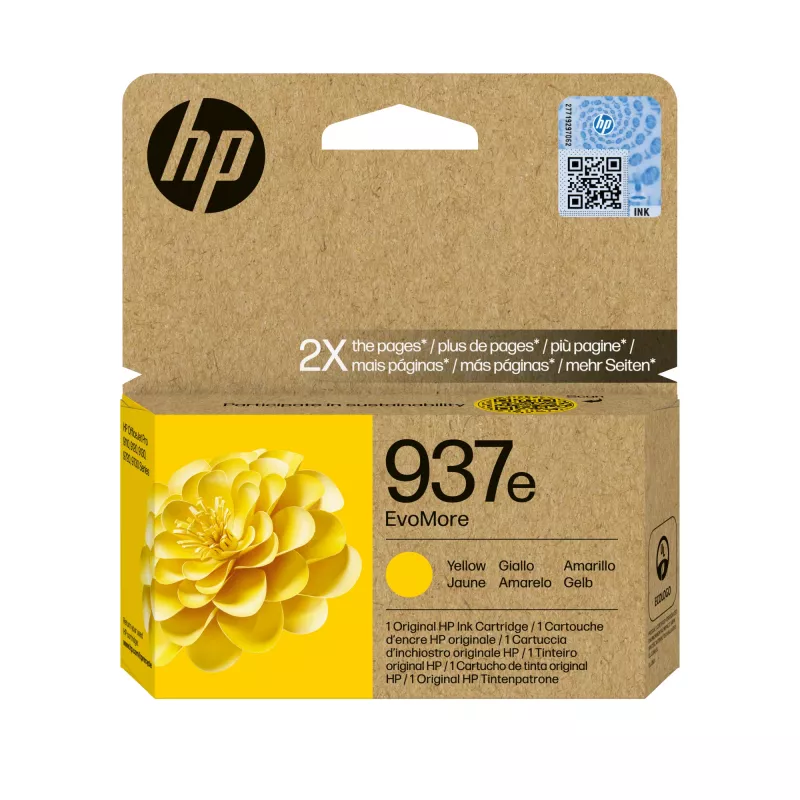 HP 937e EvoMore Gelb Original Druckerpatrone