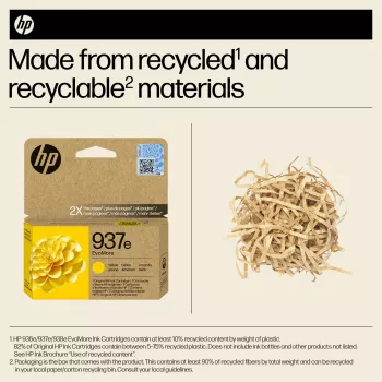 HP 937e EvoMore Gelb Original Druckerpatrone