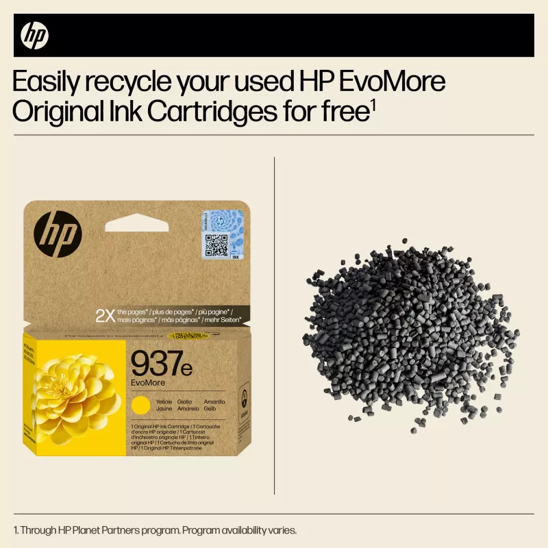 HP 937e EvoMore Gelb Original Druckerpatrone