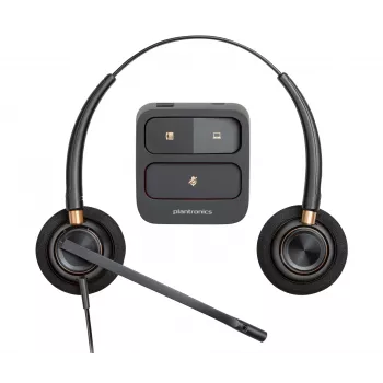 HP Poly EncorePro 520 Binaural Headset +Quick Disconnect, 74 g, Schwarz