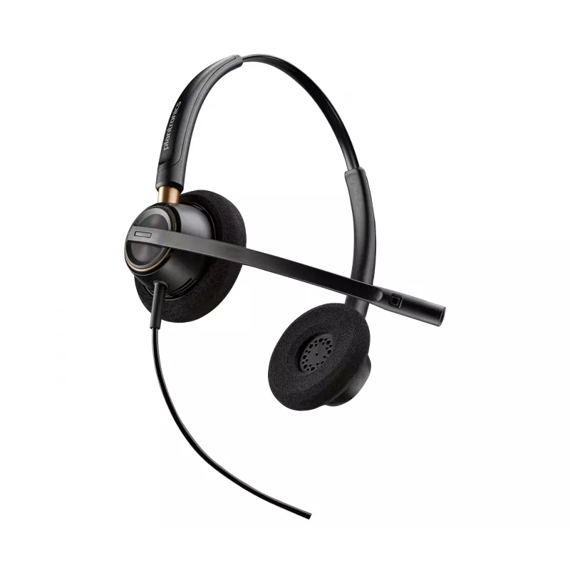 HP Poly EncorePro 520 Binaural Headset +Quick Disconnect, 74 g, Schwarz