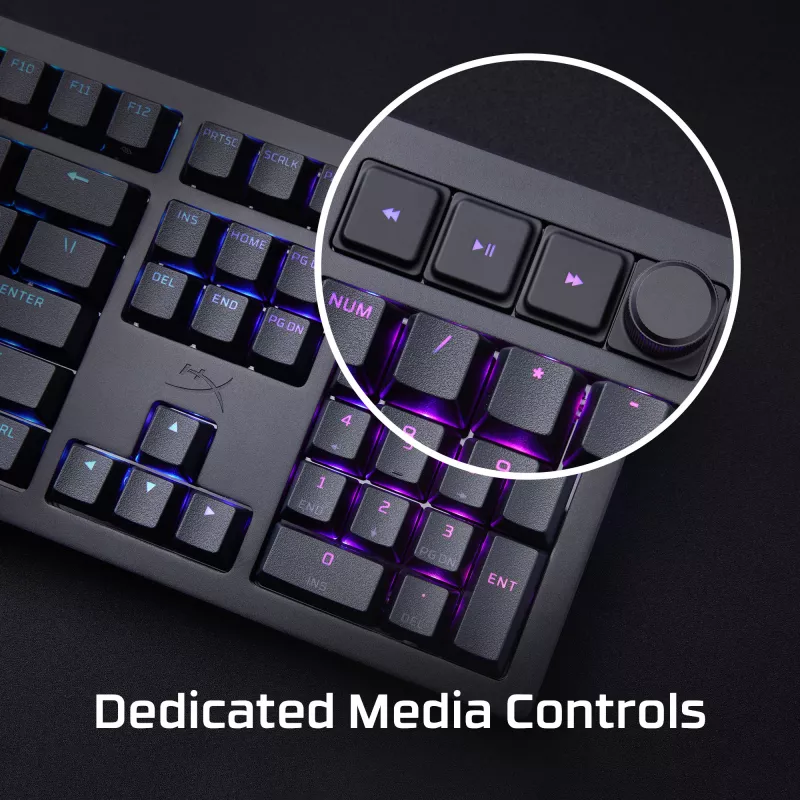 Gaming-Tastatur Kingston HP HyperX Alloy Rise Modell 7G7A3AA#ABD — kompakte kabelgebundene mechanische Tastatur EAN 0