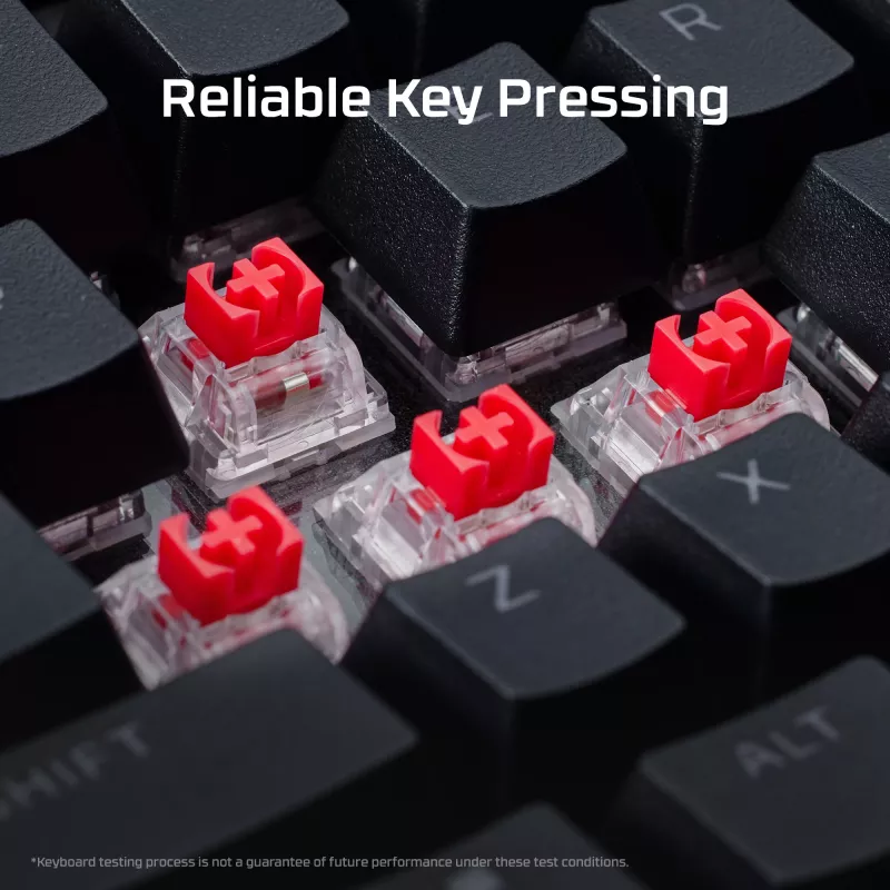 Gaming-Tastatur Kingston HP HyperX Alloy Rise Modell 7G7A3AA#ABD — kompakte kabelgebundene mechanische Tastatur EAN 0
