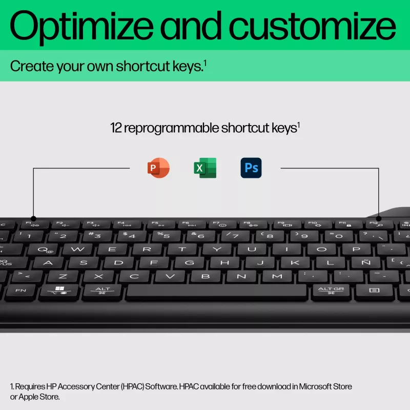 HP 460 Multi-Device Bluetooth Wireless Tastatur